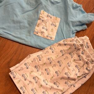 Charming Blue and Cream Kids Pajama Set